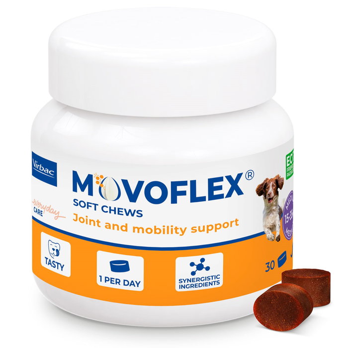 Virbac Movoflex Medium 15-35kg 30 Comprimidos Masticables Virbac Movoflex Medium 15-35kg 30 Comprimidos Masticables