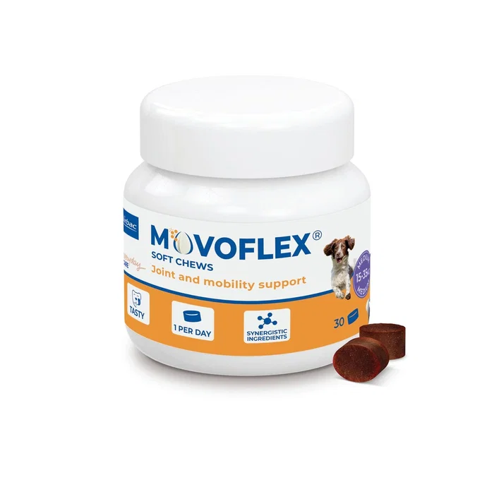 Virbac Movoflex Soft Chews para Perros de 15-35kg (30 unidades)