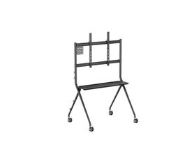 VOGELS 7410110 Trolley para Sala de Reuniones 50-86" 80 kg con Bandeja y Adaptador Mini PC VESA hasta 900x600