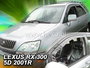 HEKO Deflectores de Ventanilla para Coche Ref. 30010 HO30010 - Reduce Turbulencias y Lluvia, Mejora Ventilación y Estética