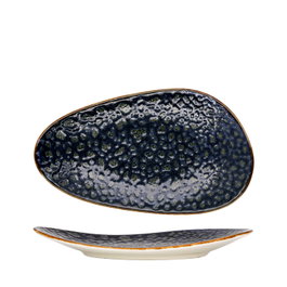 Summa Moon Blue Plato Oval Azul (Set de 6) 26x15x3 cm