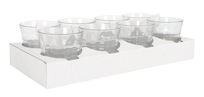 Duralex Vaso Transparente 27.5 Cl Colección Prisme (16 Unidades)