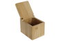 DKD Home Decor Salero de Bambú Natural 10x13x10 cm