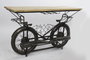 DKD Home Decor Botellero Metal Mango MOTO Negro