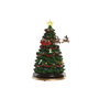 DKD Home Decor Árbol de Navidad Tradicional Multicolor con Movimiento Musical y LED