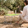Aktive Mesa plegable aluminio verde