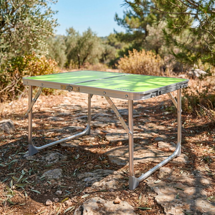 Aktive Mesa plegable aluminio verde