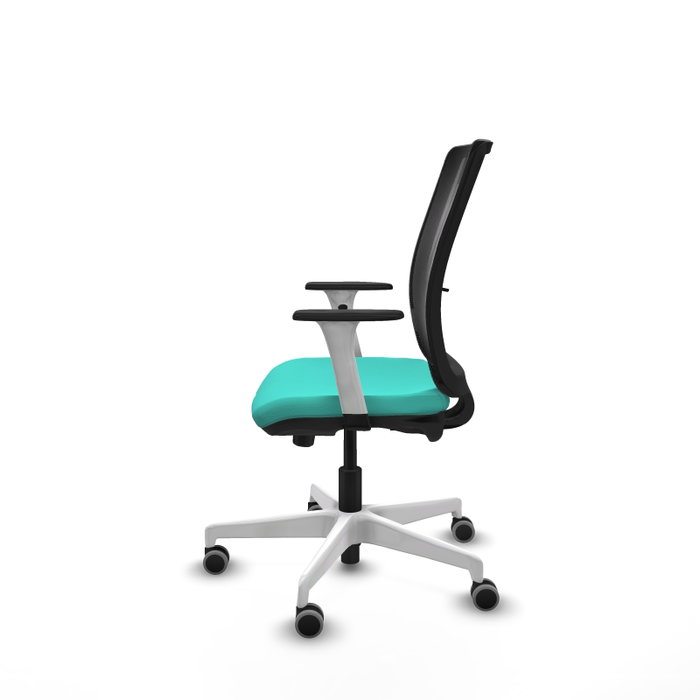 PIQUERAS Y CRESPO Silla de oficina Haches Turquesa y Negro PIQUERAS Y CRESPO Silla de oficina Haches Turquesa y Negro