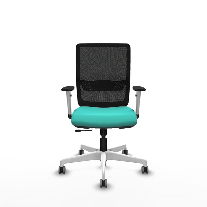PIQUERAS Y CRESPO Silla de oficina Haches Turquesa y Negro PIQUERAS Y CRESPO Silla de oficina Haches Turquesa y Negro