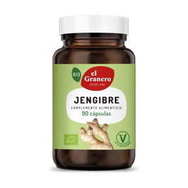 El Granero Integral Jengibre Plus Bio 90 Cápsulas 500 mg - Complemento Alimenticio