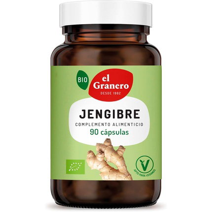 EL GRANERO Jengibre Bio 90 cápsulas 500mg