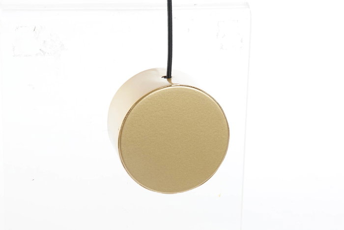 DKD Home Decor Reloj de Pared Glam Dorado Hierro con Péndulo 5.5 x 60 x 22 cm