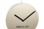 DKD Home Decor Reloj de Pared Glam Dorado Hierro con Péndulo 5.5 x 60 x 22 cm