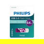Philips Memoria USB 3.0 64GB Vivid Edition Magic Purple FM64FD00B Giratoria
