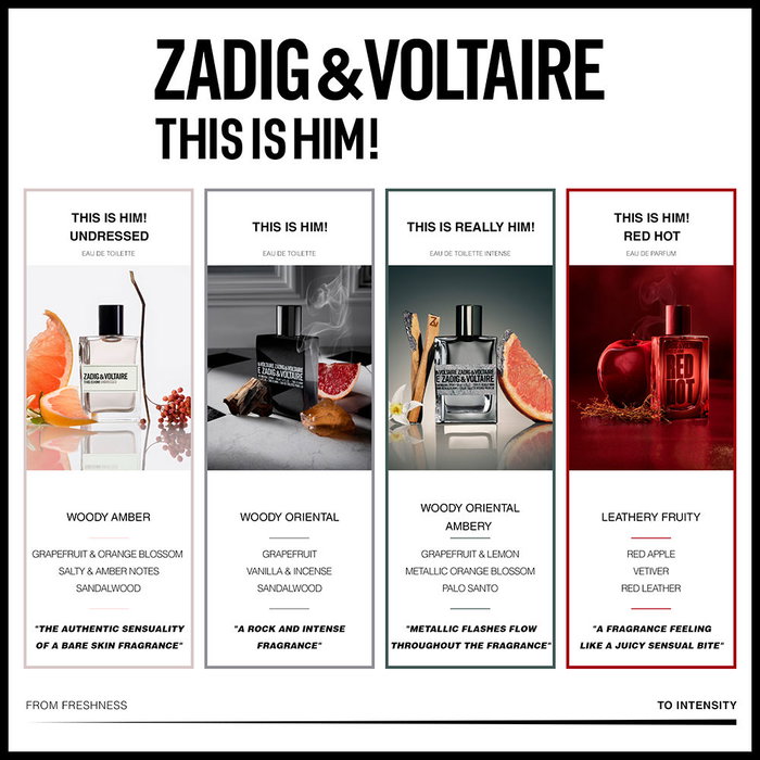 Zadig & Voltaire This Is Him! Red Hot Eau de Parfum 50 ml