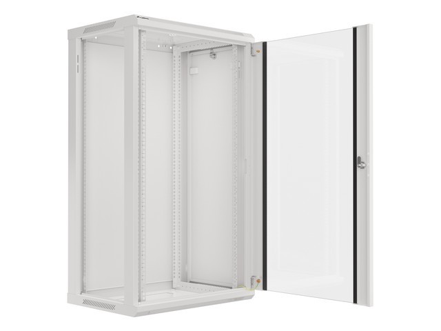 Lanberg WF01-6422-10S Armario rack 22U Bastidor de pared Gris