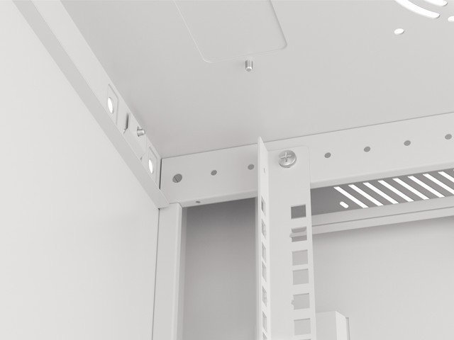 Lanberg WF01-6422-10S Armario rack 22U Bastidor de pared Gris