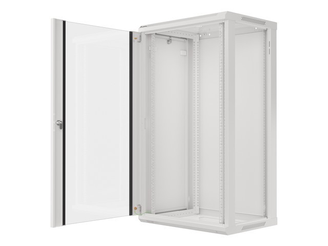 Lanberg WF01-6422-10S Armario rack 22U Bastidor de pared Gris