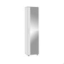 Hanah Home SHC-510-BB-1 Zapatero Blanco con Espejo y Múltiples Estantes, 45x187x36 cm