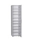 Hanah Home SHC-510-BB-1 Zapatero Blanco con Espejo y Múltiples Estantes, 45x187x36 cm