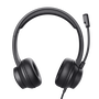 Trust Ayda Auriculares Supraaurales USB con Micrófono Negro