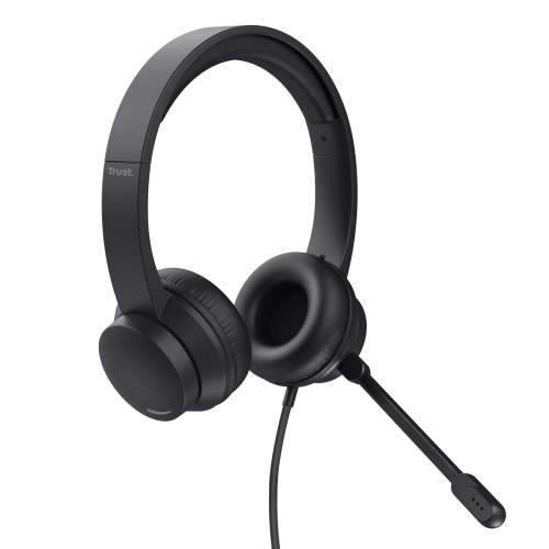 Trust Ayda Auriculares Supraaurales USB con Micrófono Negro Trust Ayda Auriculares Supraaurales USB con Micrófono Negro