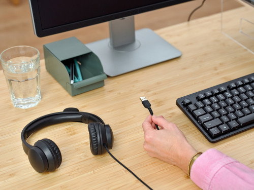 Trust Ayda Auriculares Supraaurales USB con Micrófono Negro Trust Ayda Auriculares Supraaurales USB con Micrófono Negro