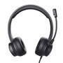 Trust Ayda Auriculares Supraaurales USB con Micrófono Negro