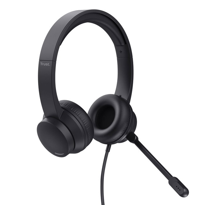 Trust Ayda Auriculares Supraaurales USB con Micrófono Negro Trust Ayda Auriculares Supraaurales USB con Micrófono Negro