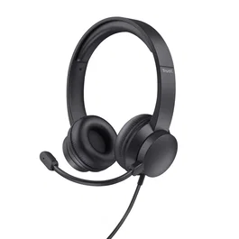 Trust Ayda Auriculares USB Supraaurales con Micrófono Negro