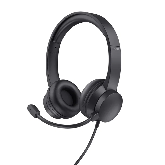Trust Ayda Auriculares Supraaurales USB con Micrófono Negro