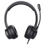 Trust Ayda Auriculares Supraaurales USB con Micrófono Negro