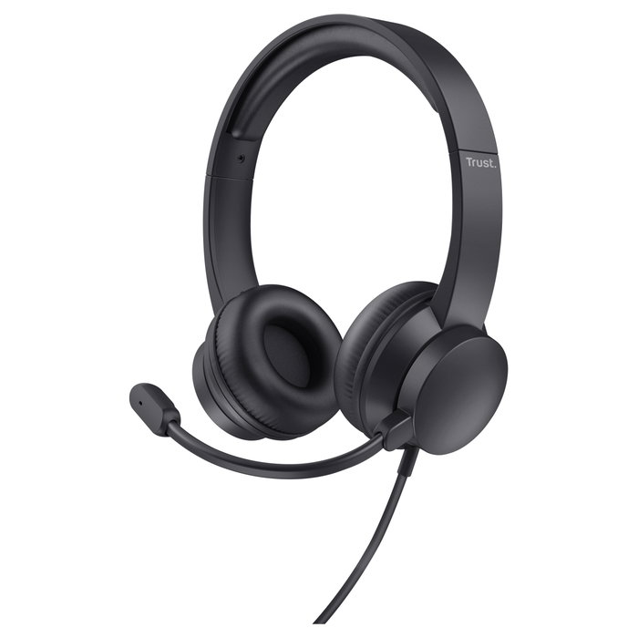Trust Ayda Auriculares Supraaurales USB con Micrófono Negro Trust Ayda Auriculares Supraaurales USB con Micrófono Negro