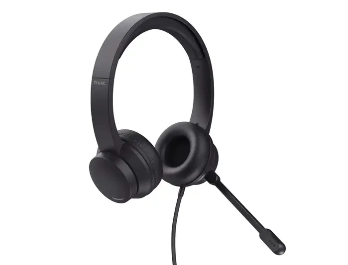 Trust Ayda Auriculares Supraaurales USB con Micrófono Negro Trust Ayda Auriculares Supraaurales USB con Micrófono Negro