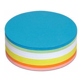 MAUL Tarjetas de moderación Ø 13,5 cm multicolor