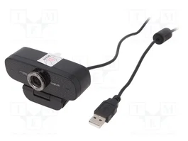 LogiLink UA0378 Webcam Full HD 1080p con Doble Micrófono Negro