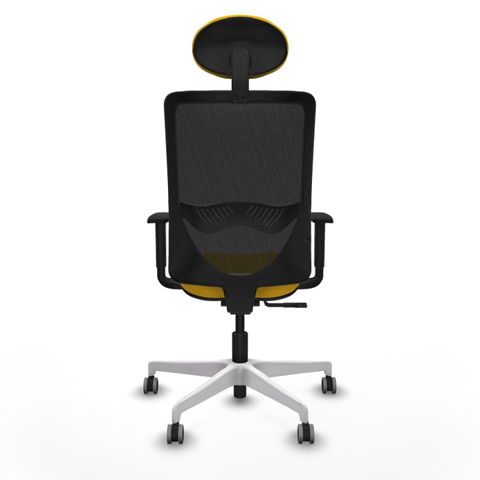 PIQUERAS Y CRESPO Silla de oficina Zulema con mecanismo Sincro, Amarillo y Negro PIQUERAS Y CRESPO Silla de oficina Zulema con mecanismo Sincro, Amarillo y Negro
