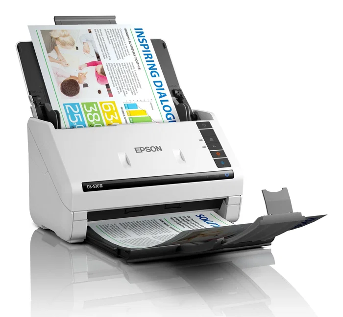 Epson WorkForce DS-530III Escáner alimentado con hojas Blanco
