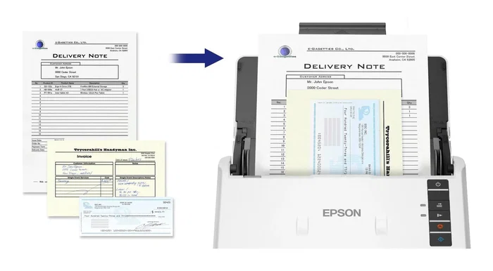Epson WorkForce DS-530III Escáner alimentado con hojas Blanco