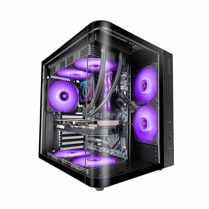 Mars Gaming MCCURV Semitorre Negra Mars Gaming MCCURV Semitorre Negra
