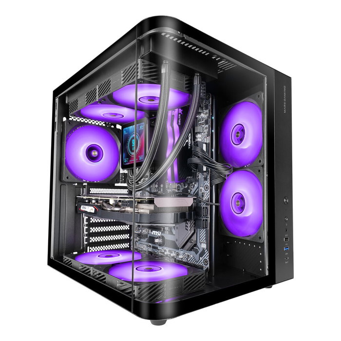 Mars Gaming MCCURV Semitorre Negra Mars Gaming MCCURV Semitorre Negra