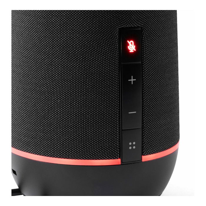 Owl Labs Meeting Owl 4+ - Cámara de videoconferencia inteligente 360° 4K, micrófono y altavoz, enfoque automático, certificada para Teams, color carbón