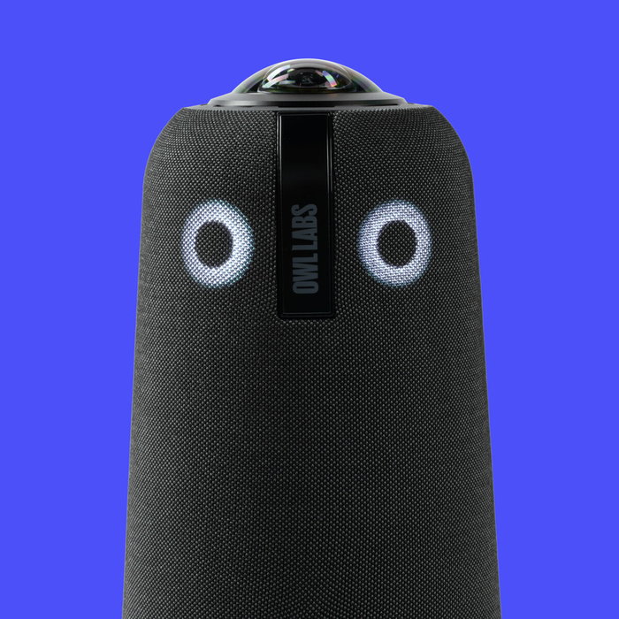 Owl Labs Meeting Owl 4+ Cámara de Videoconferencia 4K 360 Grados, Carbón Vegetal