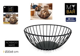 My Bar Panera Redonda Metal 20x8 cm (12 Unidades)