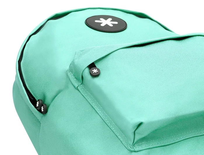 Antartik Mochila Verde Menta con Asas Acolchadas, Bolsillo para Portátil y Bolsillo Antirrobo, 310x160x410 mm