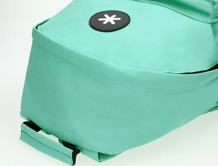 Antartik Mochila Verde Menta con Asas Acolchadas, Bolsillo para Portátil y Bolsillo Antirrobo, 310x160x410 mm