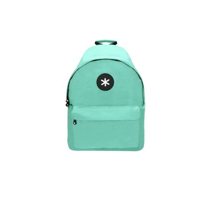 Antartik Mochila Antartik con asa y bolsillos con cremallera verde menta Antartik Mochila Antartik con asa y bolsillos con cremallera verde menta