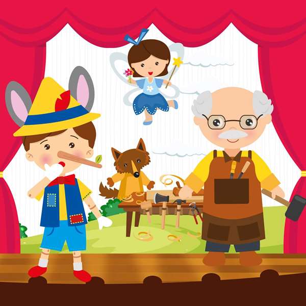 Color Baby Marionetas Pinocho Set de 4 piezas