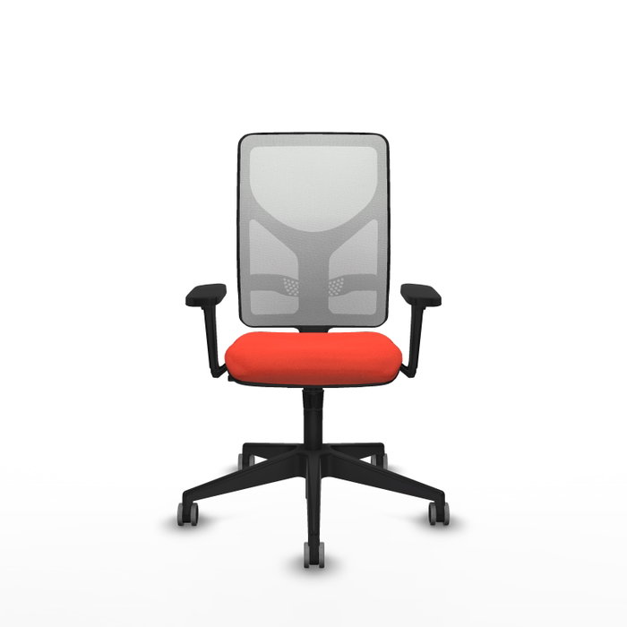 PIQUERAS Y CRESPO Silla de oficina Motilla con mecanismo Sincro, Naranja oscuro y Blanco PIQUERAS Y CRESPO Silla de oficina Motilla con mecanismo Sincro, Naranja oscuro y Blanco