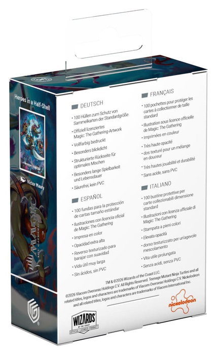 Ultimate Guard Art Sleeves Magic: The Gathering Teenage Mutant Ninja Turtles - Heroes in a Half Shell Ultimate Guard Art Sleeves Magic: The Gathering Teenage Mutant Ninja Turtles - Heroes in a Half Shell